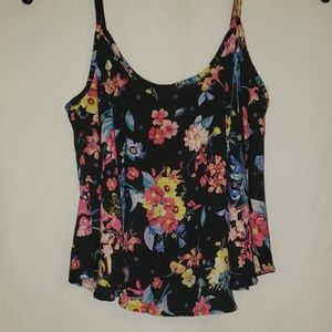 Ambiance Apparel Floral Print Tank Top